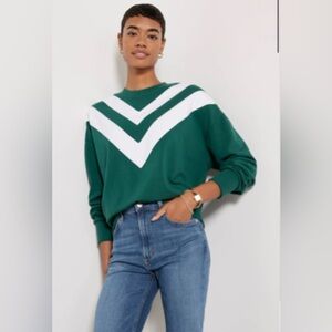 NWOT Juno Chevron Varsity Evereve